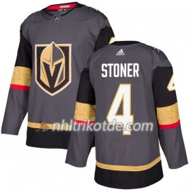 Vegas Golden Knights Trikot Clayton Stoner 4 Adidas 2017-2018 Grau Authentic - Herren